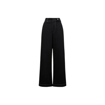 MONCLER GENIUS Moncler X Palm Angels Logo Patch Wide Leg Jeans