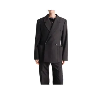 Lemaire Long Sleeved Double Breasted Blazer