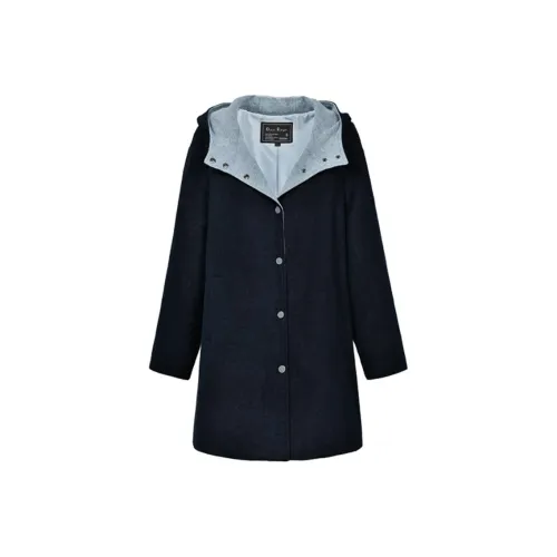 DIFFIE RIEGER Coats Women's Blue