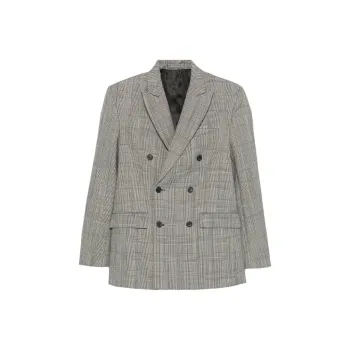 WARDROBE.NYC Prince Of Wales check Blazer