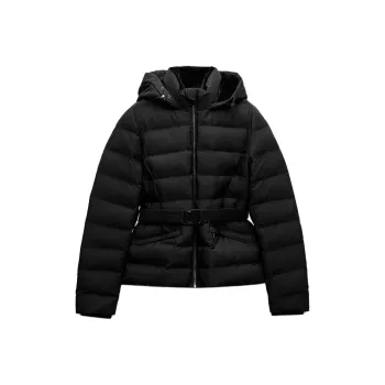 ZARA Puffer Jacket Women's Black