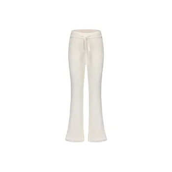 CHIWAWAMEME Casual Pants Women's Glutinous White