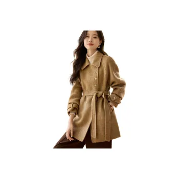 Mo Han Yi Mei Coat Women's Golden Millet Yellow