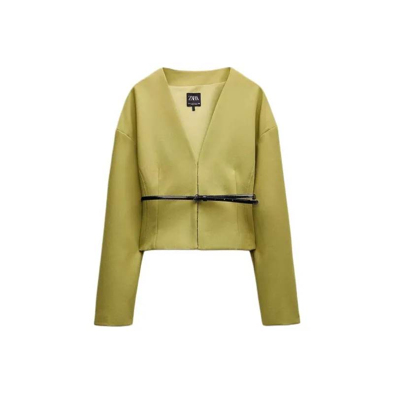 ZARA Business Suit Women's Green-0