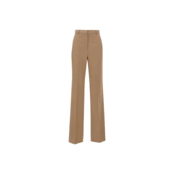 MaxMara Pleat Detailed Straight Leg Trousers