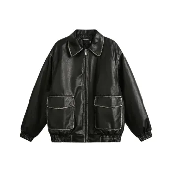 Korean Style Puffer Jacket Unisex Black