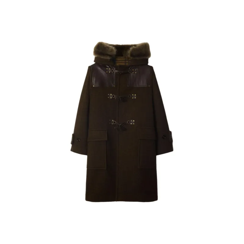 Burberry FW24 Coat Women's Dark Brown-0