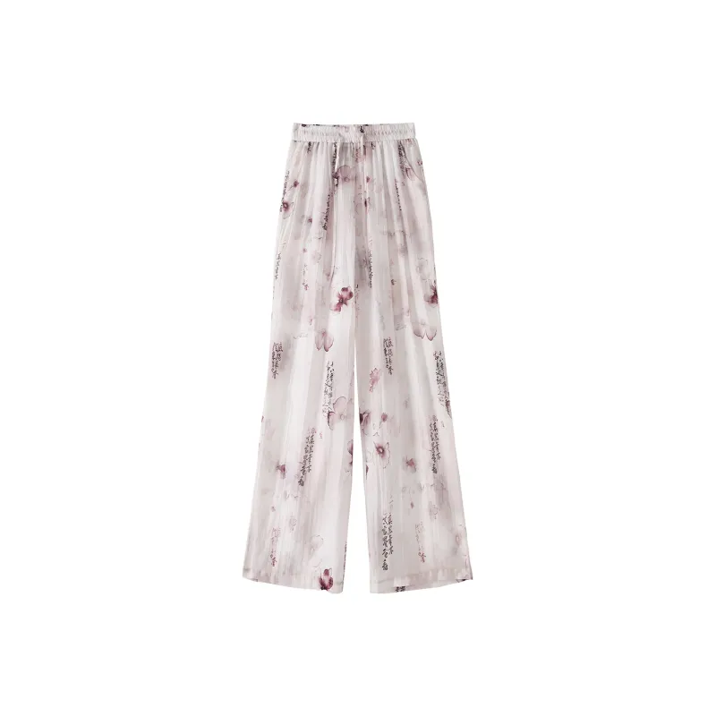 0571 Family Casual Pants Women's Light Purple-0
