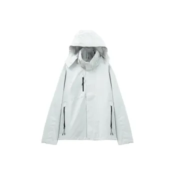Merry City Trench Coat Women's White Birch Gray