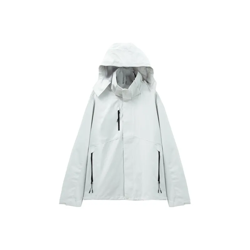 Merry City Trench Coat Women's White Birch Gray-0