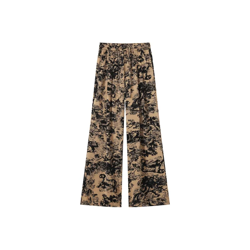 0571 Family Casual Pants Women's Khaki-0