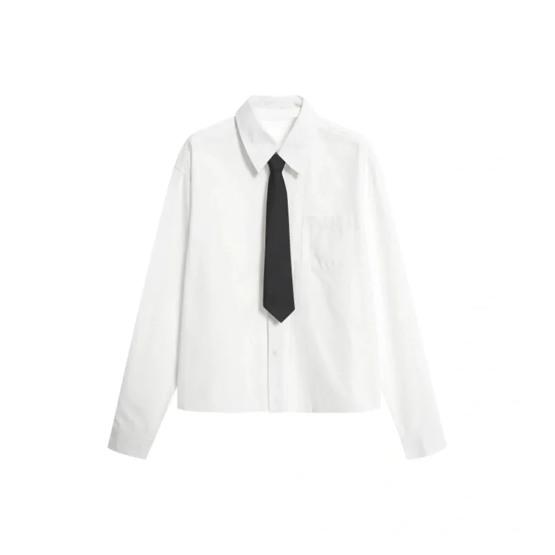 Zomuros Shirts Unisex White Includes Tie-2
