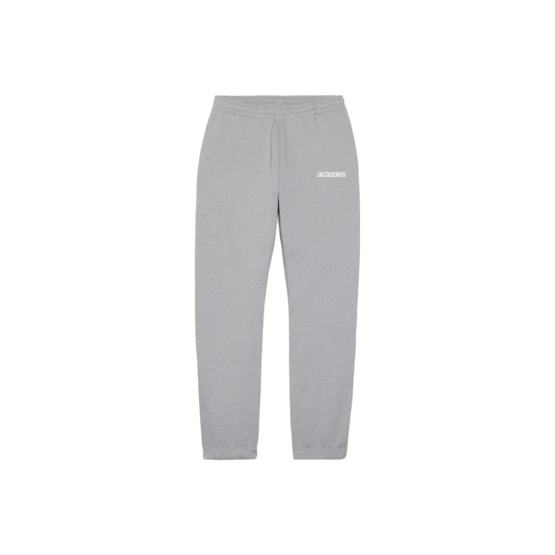 Jacquemus Le Jogging Jacquemus Logo Prined Track Pants Grey-0