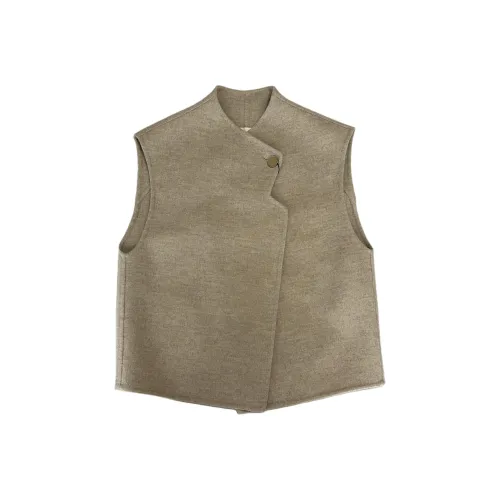 HERMES Vests Women's Beige