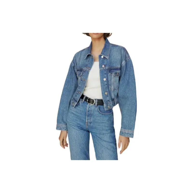 REFORMATION Denim Jacket Women's Lugano-0