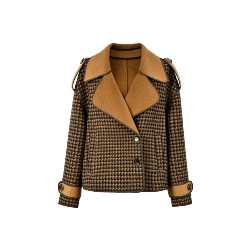 DIFFIE RIEGER Coats Women's Coffee