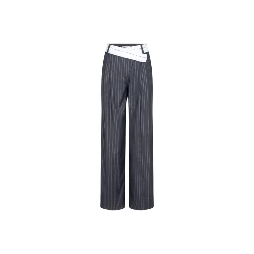 Three Quarters Casual Pants Women's Gray