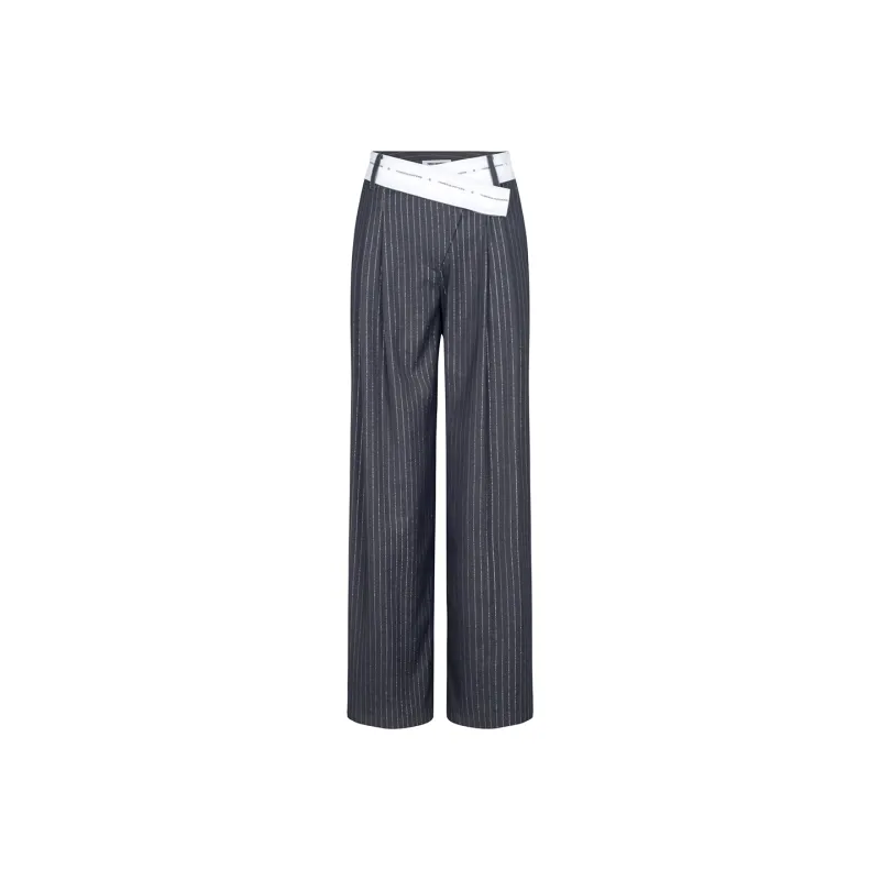 Three Quarters Casual Pants Women's Gray-0