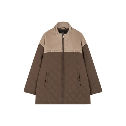 XWI Puffer Jacket Women's Dark Coffee Khaki