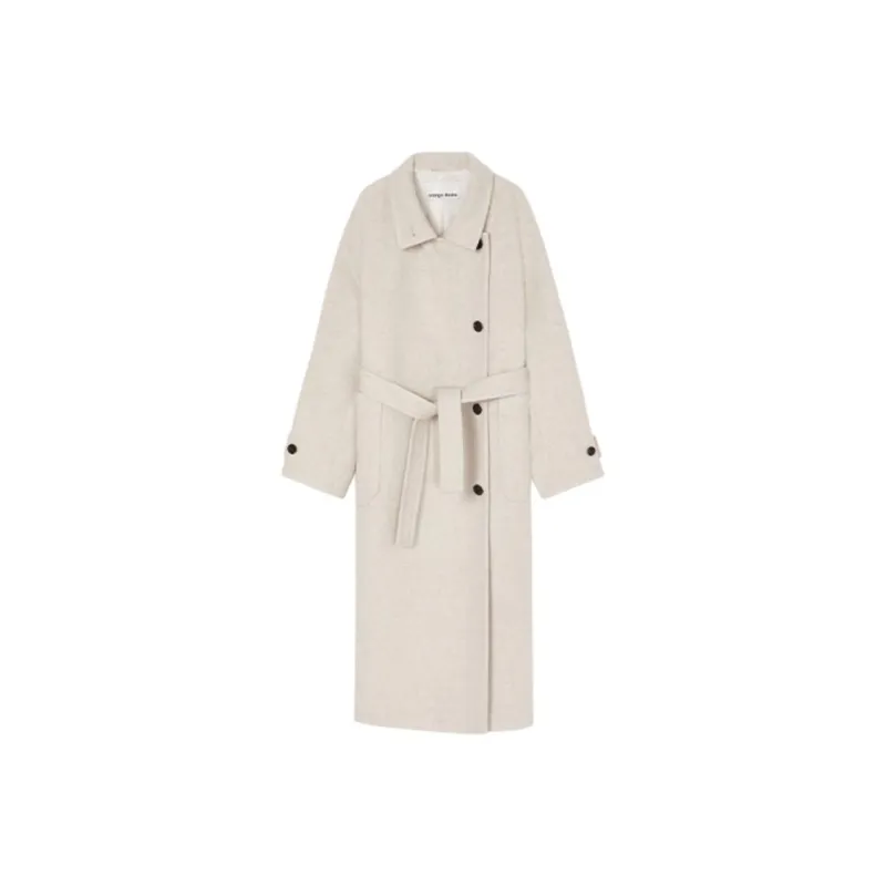 Orange Desire Coat Women's Almond Beige-0