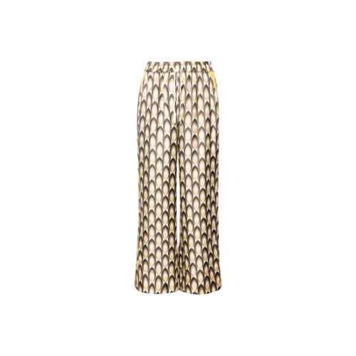 Lorena Antoniazzi High waist Palazzo Silk Trousers