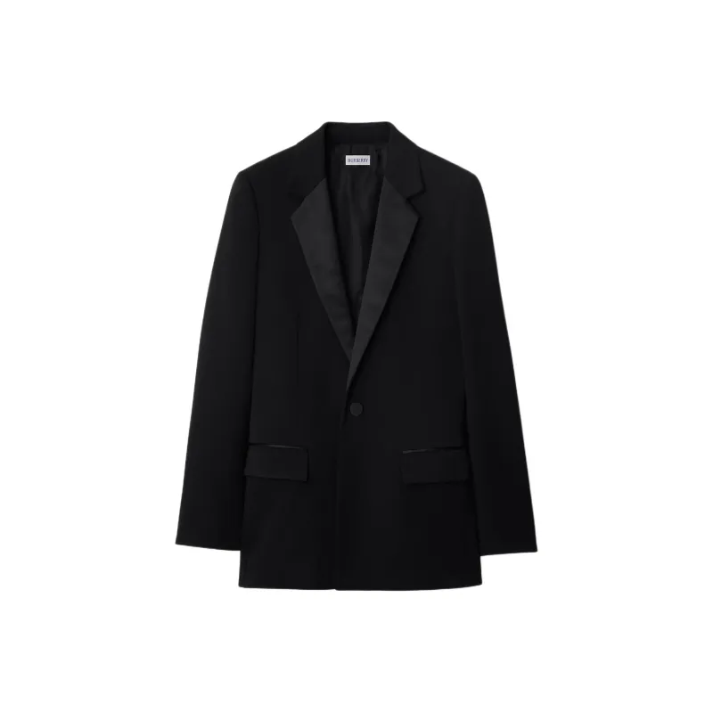 Burberry Business Suits Coats Women's Black-0