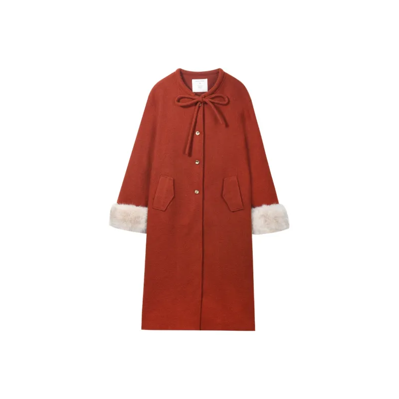 MISHOW Coat Women's Vintage Red-0