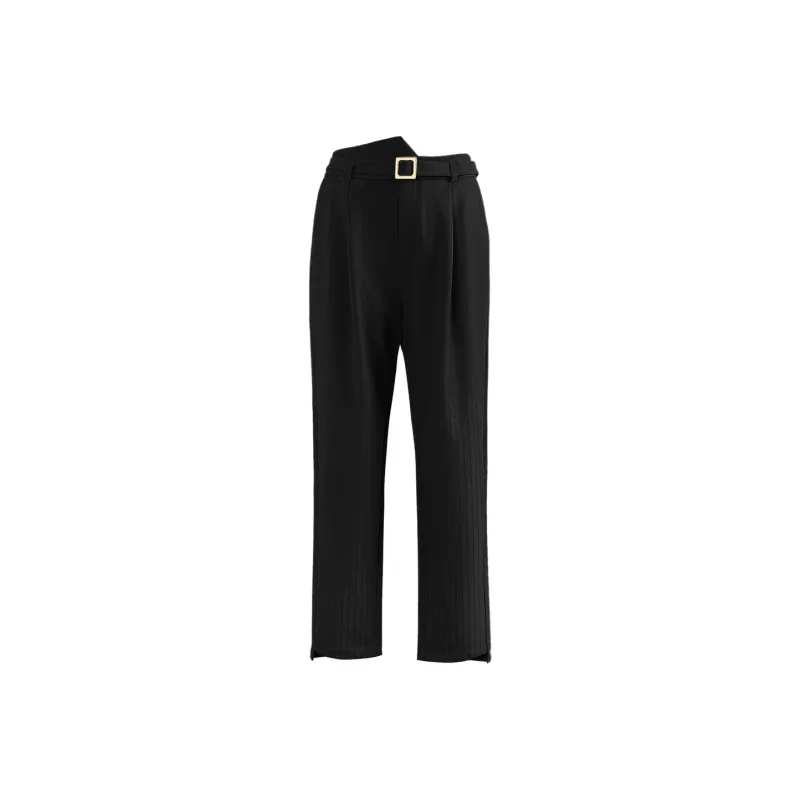 H YXIANG Casual Pants Women's Black-0