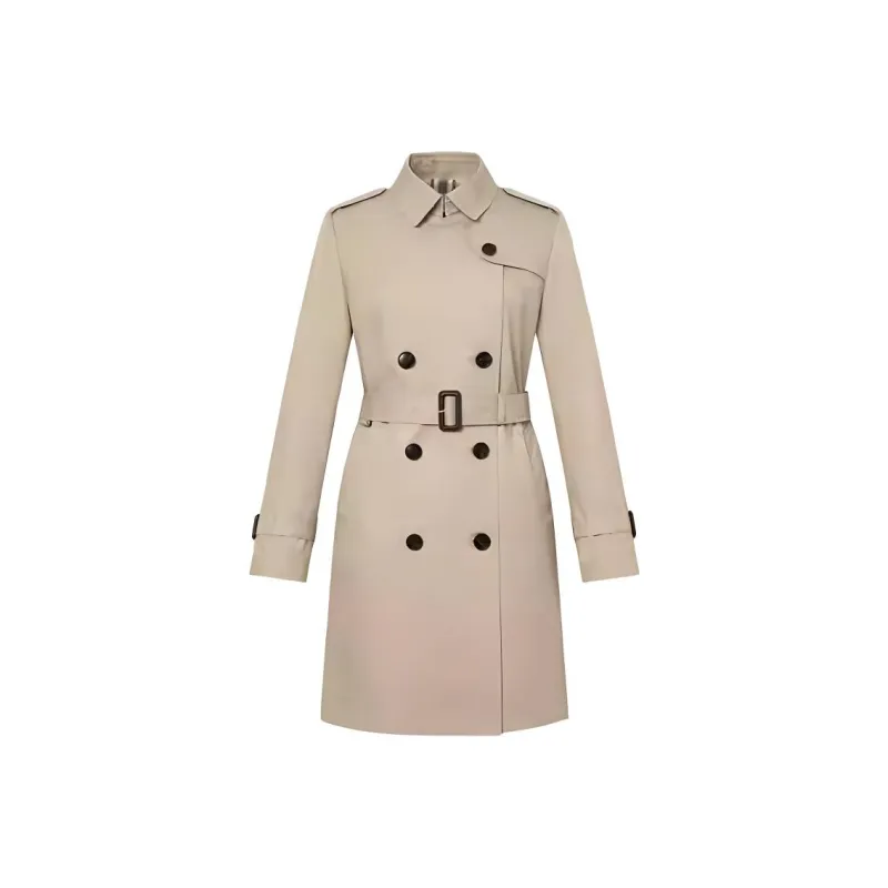 HAZZYS Trench Coat Women's Light Beige-0