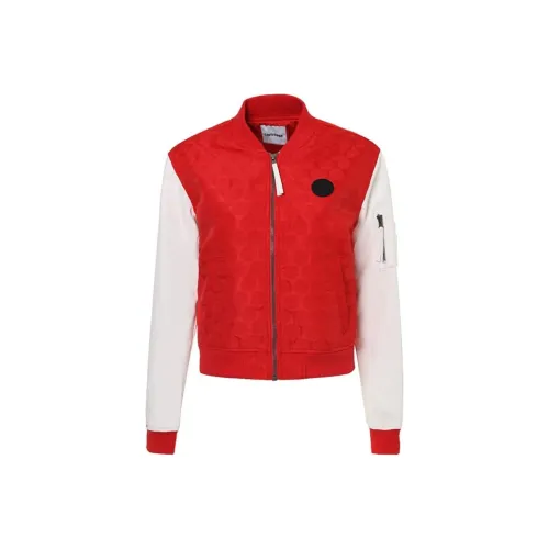 Converse Baseball Jacket Women's Bright Red