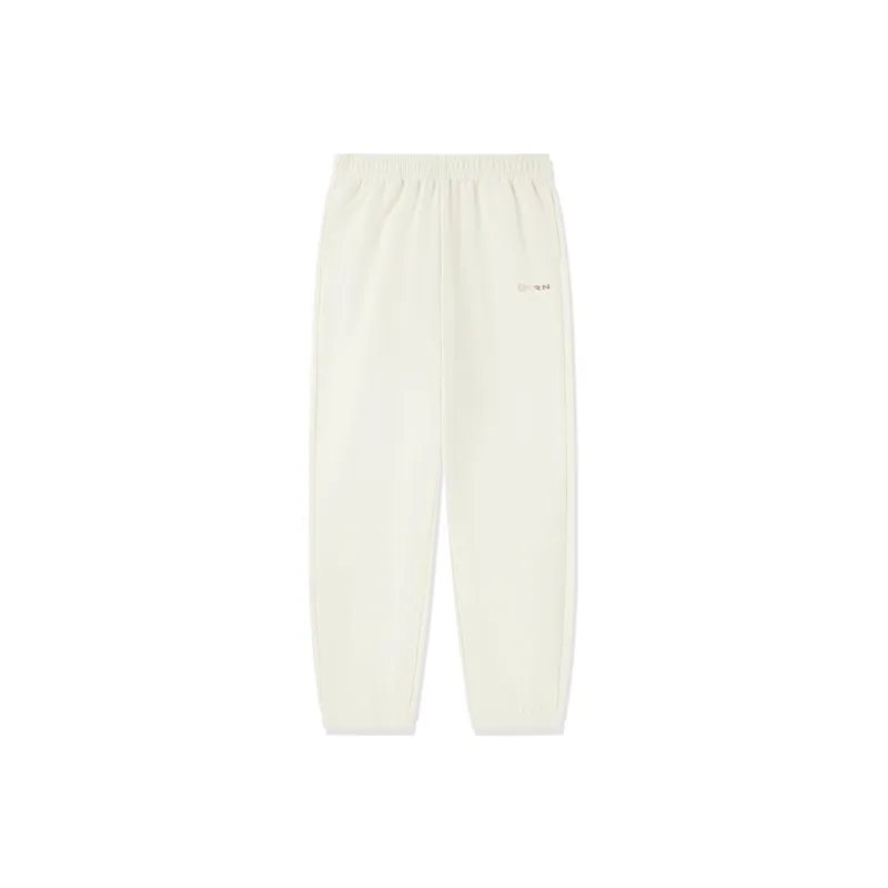 QIAODAN Casual Pants Women's Cream White-0