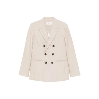 AMIPARIS Paris Double Breasted Split Blazer