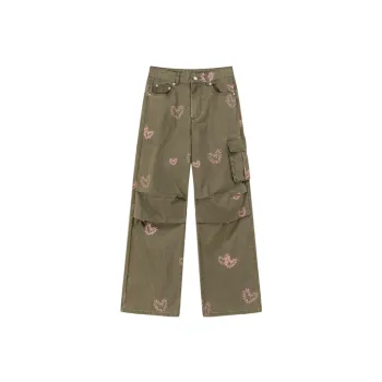 CHUU Casual Pants Women's Army Green