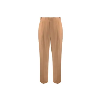 VINCE Pleat-detail Cropped Tailored Trousers