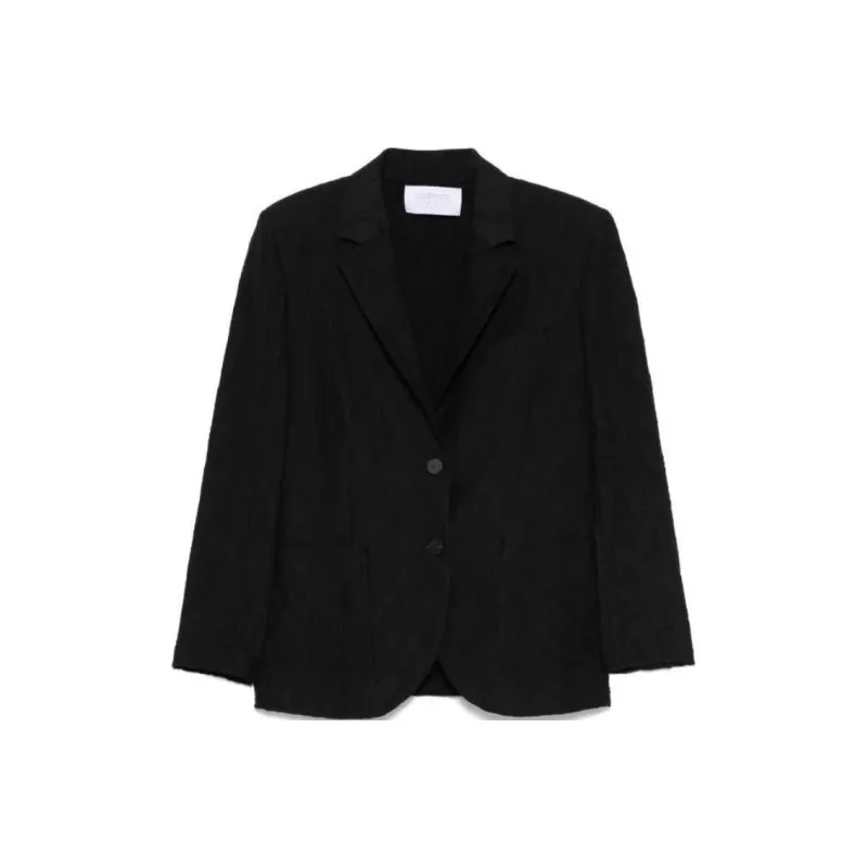 HARRIS WHARF LONDON Crinkled finish Blazer-0