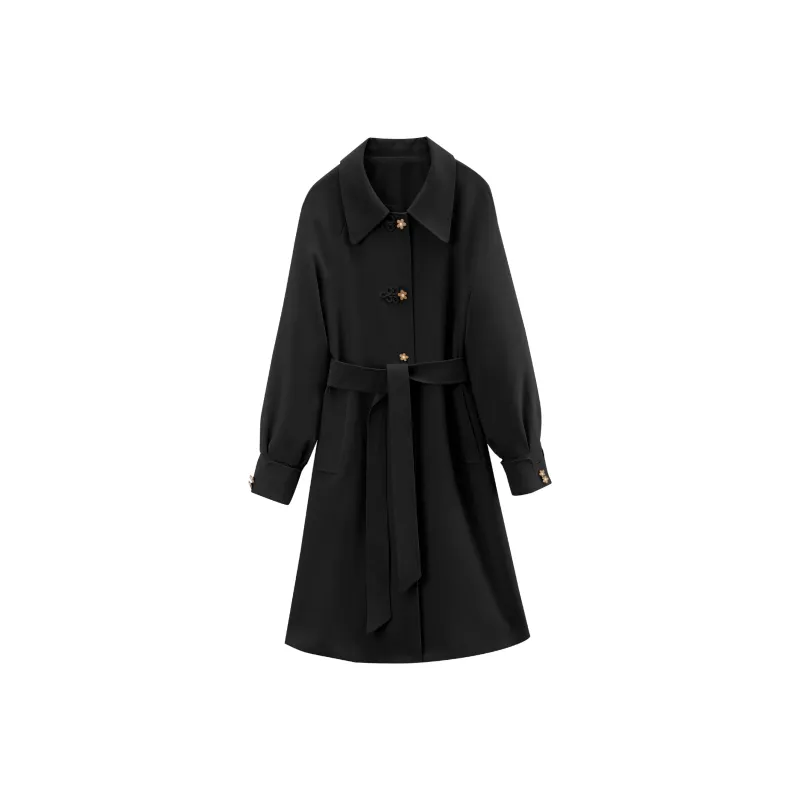 A Paradise For Awakening Trench Coat Women's-2