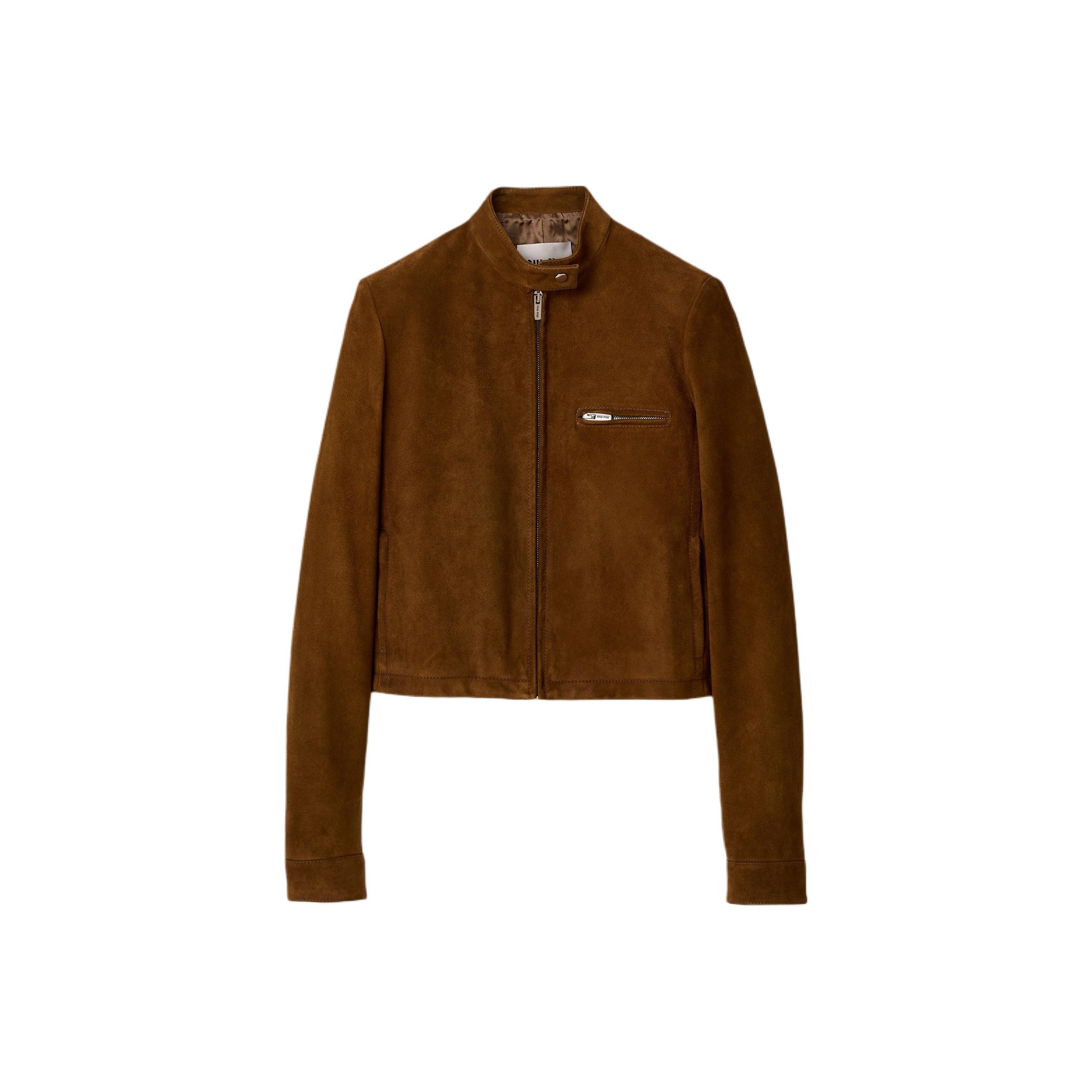 MIU MIU 2001 Belted Aviator Blouson in Heavy Vintage Lamb