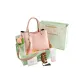 「New Chinese Style-Lingbo Pink Handbag」+Massage Comb+Hand Cream+Bouquet