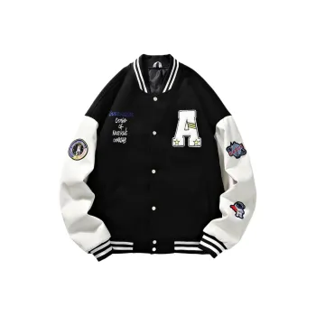KRISTALIA Baseball Jacket Unisex Black