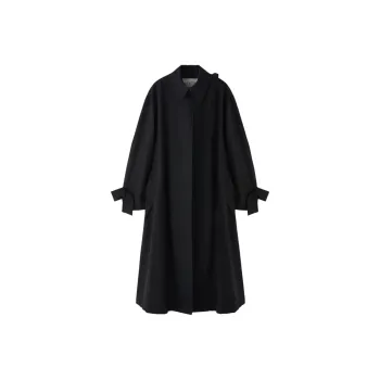 RECTO FW24 PETUNIA COTTON OVER TRENCH COAT Trench Coat Women's Black
