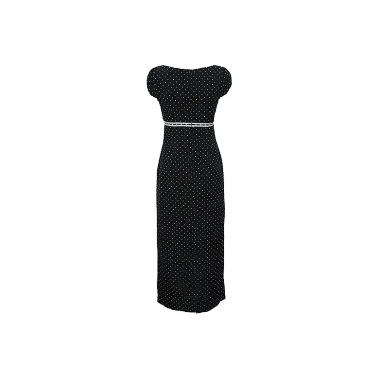 Qiuerle Short Sleeved Dress Women's-8