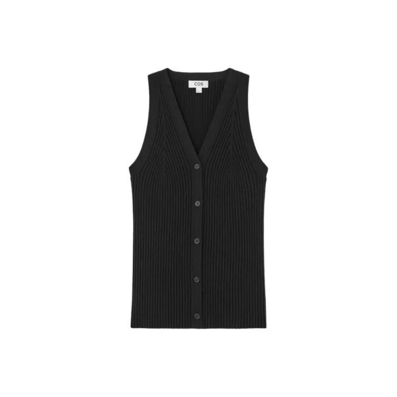 COS Vests Women's Black-0