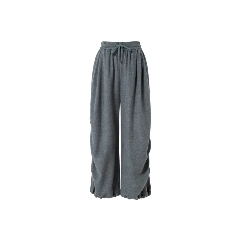 SOON FLOWER Casual Pants Women's Gray-0