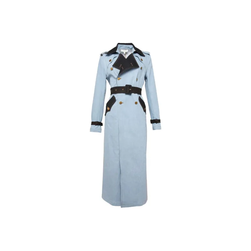 Fleur Du Mal Denim Trench Coat-0