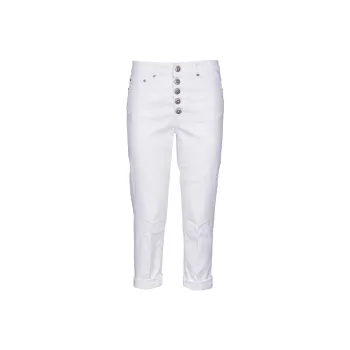 Dondup High-Waist Cropped Stretched Jeans
