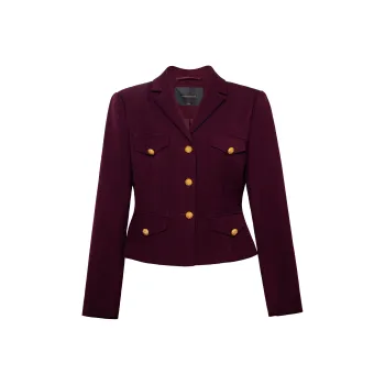ROEYSHOUSE Cropped Coats Women's Ancora Red