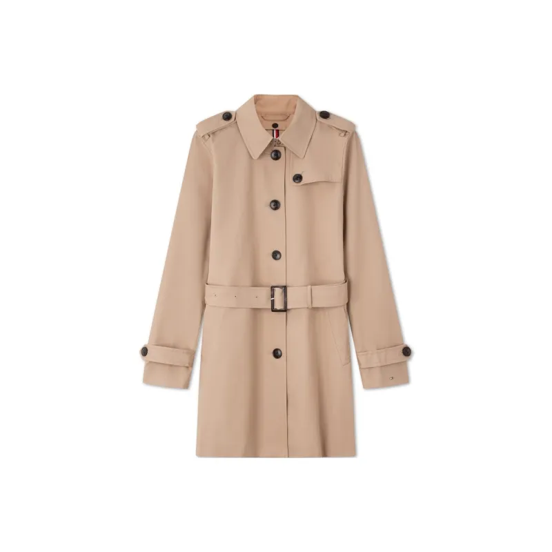 Tommy Hilfiger Trench Coat Women's Khaki-0