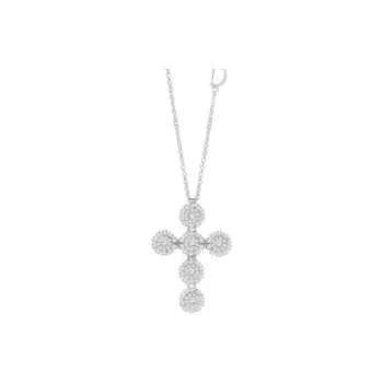 Damiani White Gold, Diamond, Gemstone Necklaces Unisex Silver