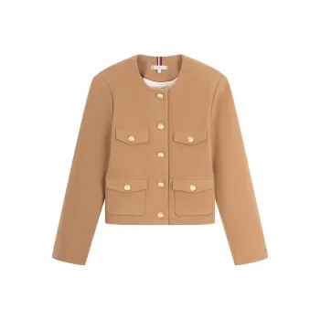 Tommy Hilfiger Cropped Wool Jacket