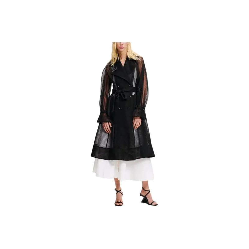 KARL LAGERFELD / Karl Lagerfeld Jeans Mesh Trench Coat-0